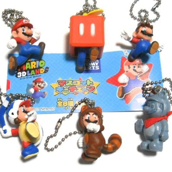 Super Mario 3D Land Blind Bag Statue Mario Figure Dangler - Picture 10 of 10